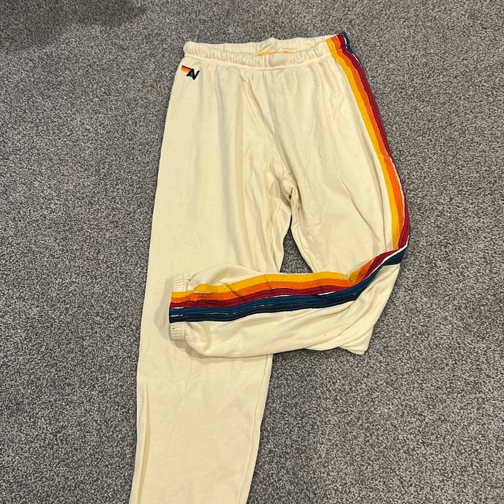 5 Stripe Sweatpants - Vintage White
